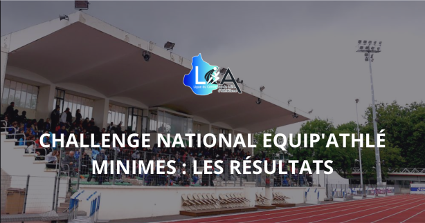 Challenge National Equip’Athlé Minimes : les résultats